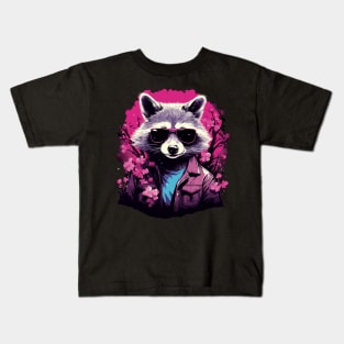 Cottagecore Kawaii Anime Raccoon Men Women Funny Raccoon Kids T-Shirt